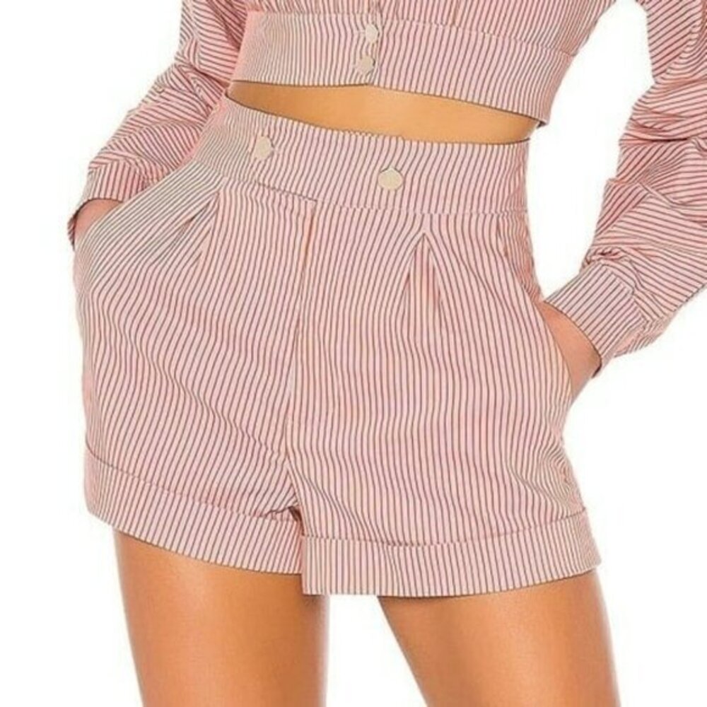 House of Harlow 1960 XREVOLVE Bismark Short in Orange & Grey